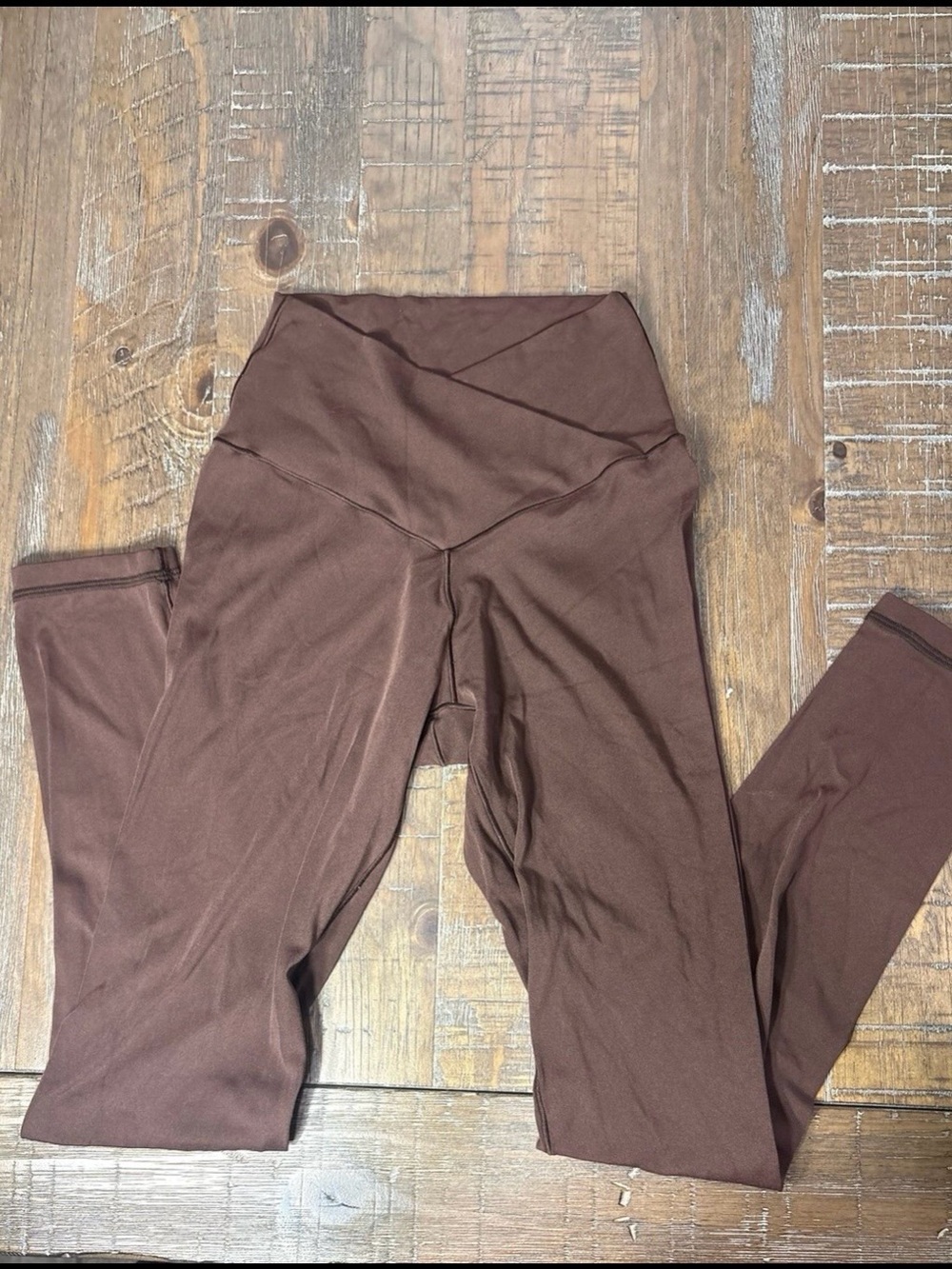 Offline by Aerie Brown Stretchy Leggings 7/8 length
